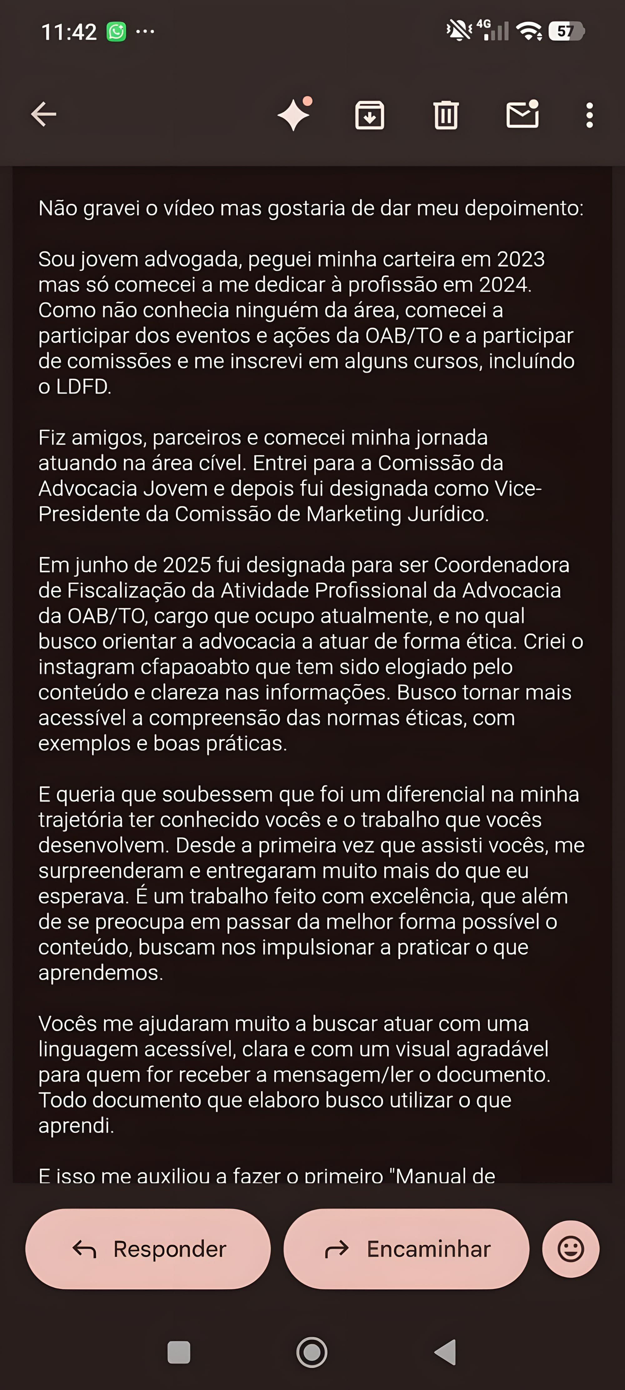 Registro da comunidade TLBC