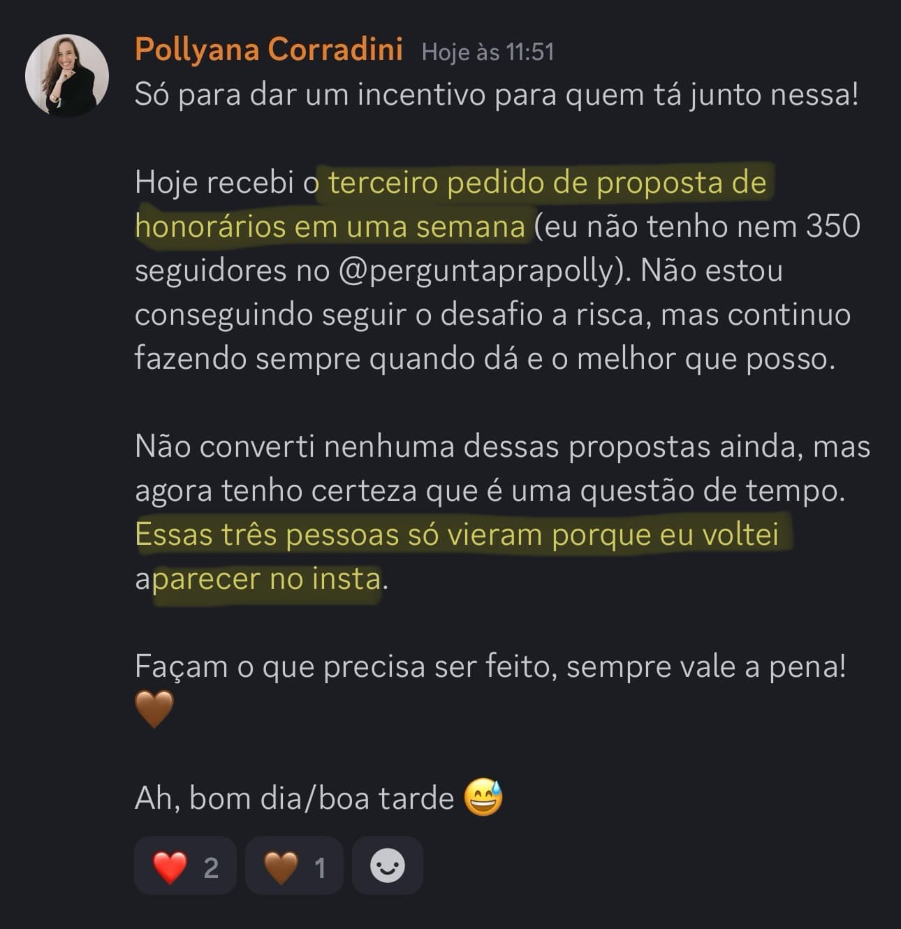 Registro da comunidade TLBC