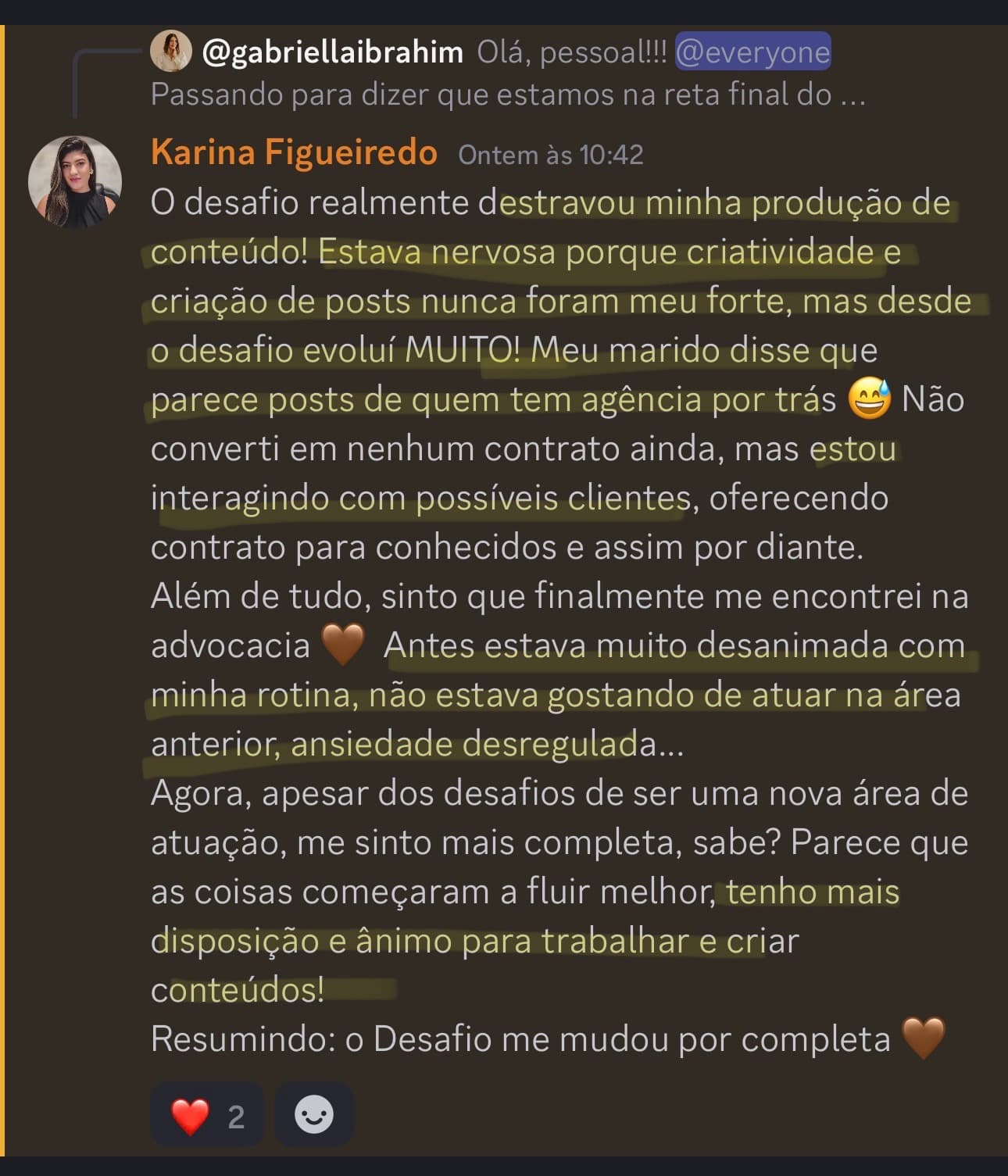 Registro da comunidade TLBC